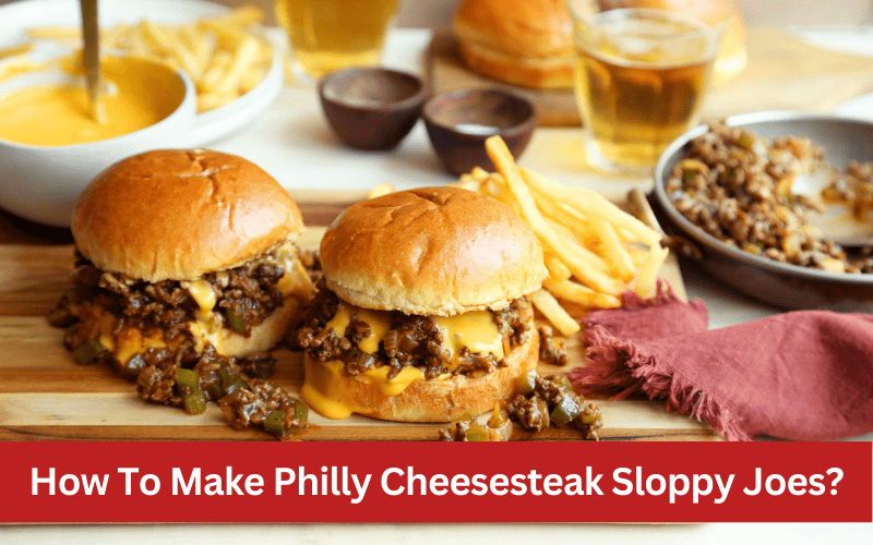 how to make philly cheesesteak sloppy joes