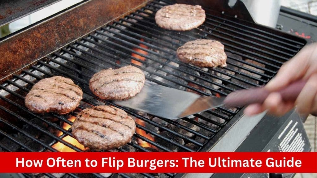 how often to flip burgers