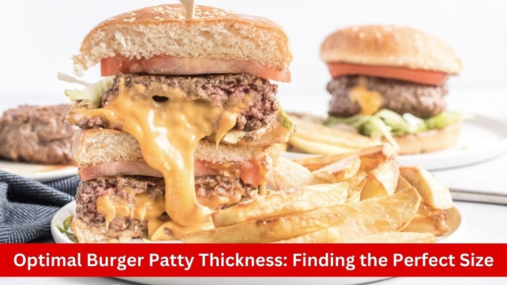 how thick should burger patties be