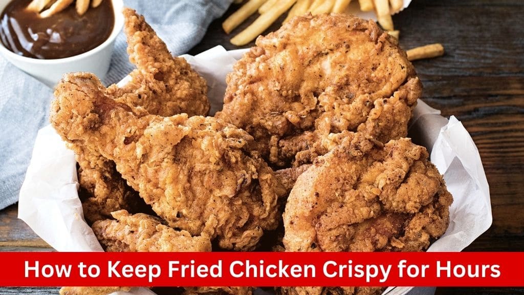how to keep fried chicken crispy for hours